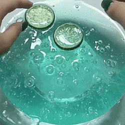 Teal/Grey Stimboard With Wax Melting And Water Slime For Anon