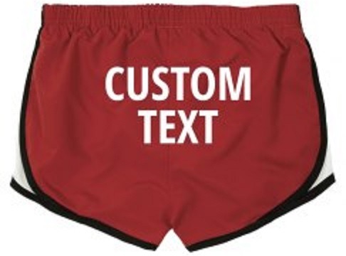 🕴 on Tumblr: booty shorts that say CUSTOM TEXT