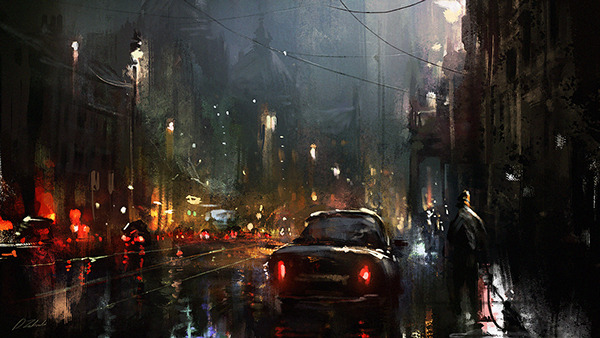 culturenlifestyle:  Night Life by Darek ZabrockiCambridge-based artist Darek Zabrocki’s