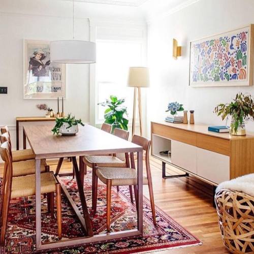 Walnuts for that Strut. Strut Wood Dining Table via @lonnymag @homepolish @carisselynelle #dinein #s