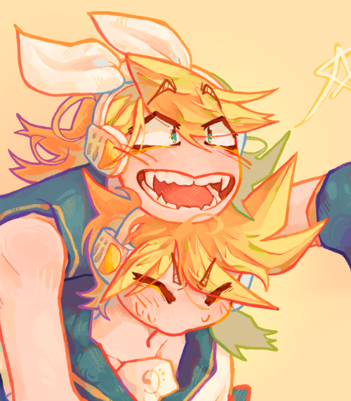I Want To Eat Them.. Especially Rin.. I Think She Tastes Like An Orange Or Bonpari Icecream With Pop