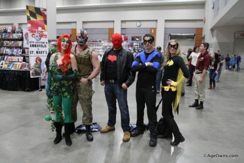 Me at AwesomeCon with some friends and enemies.  Too bad my brown jacket came in a day late&hellip;.