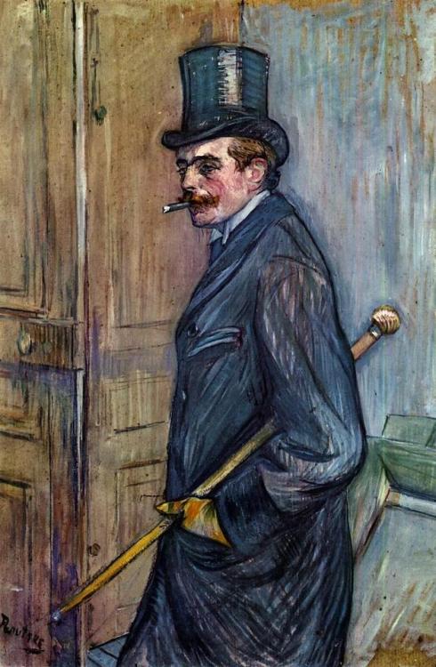 artist-lautrec: Louis Pascal, 1892, Henri de Toulouse-LautrecMedium: oil on board