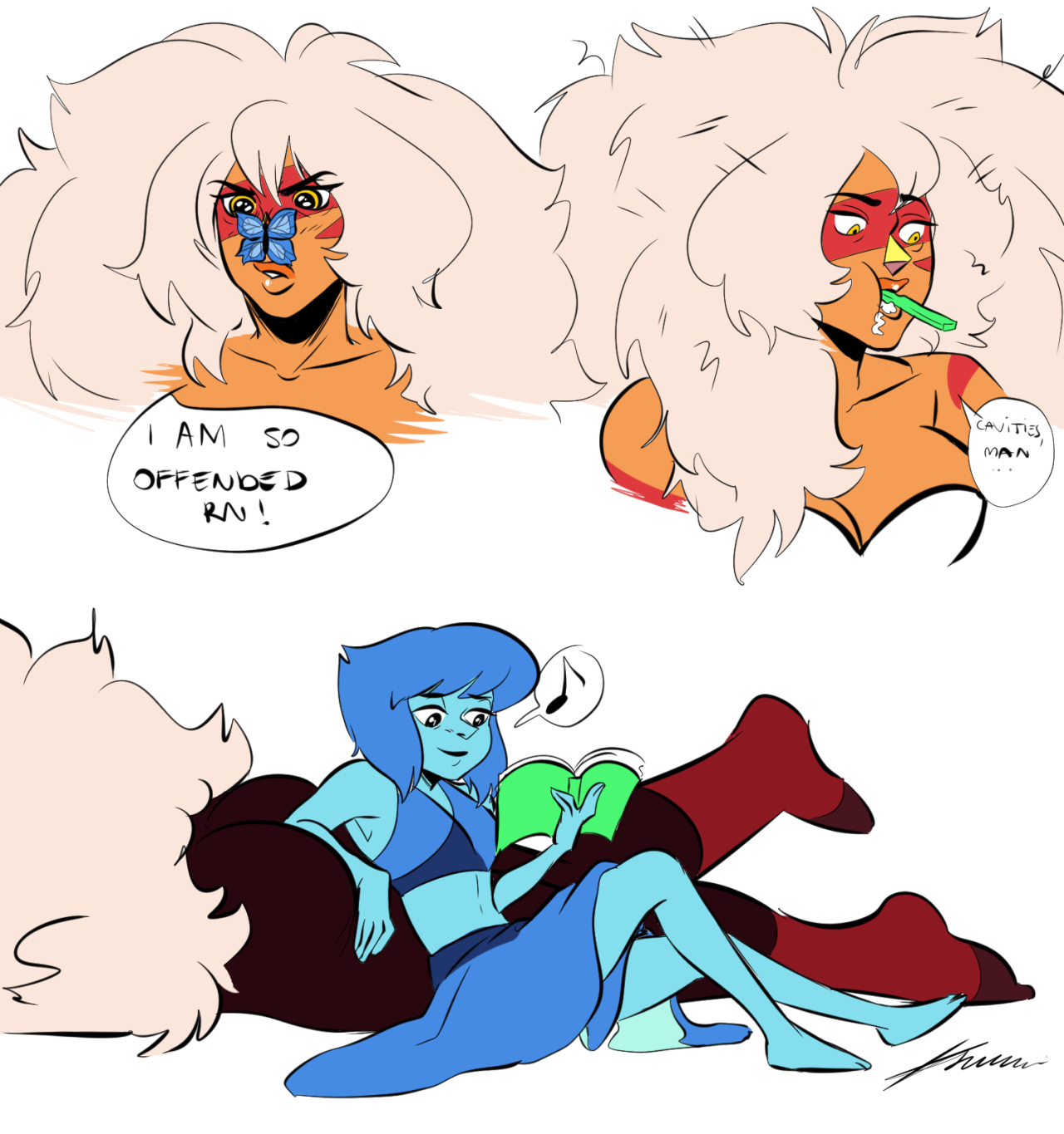 Did someone ask for more doodles? No? Damnit, u r gonna get more anyway =w=