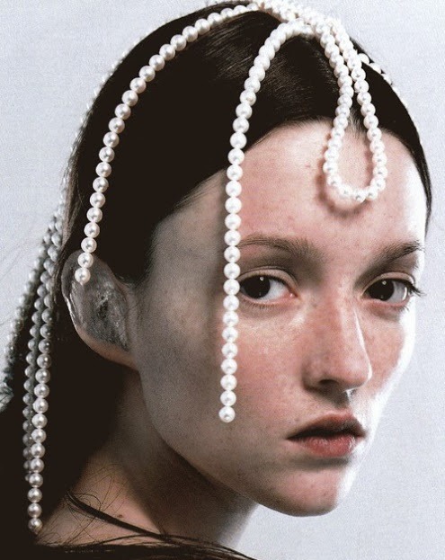 supermodelgif:Audrey Marnay photographed by Eric Traoré for Vogue Paris, September