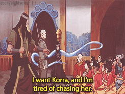 ebonynightwriter:   Parallels | Tenzin and Lin refusing to give Korra up to the