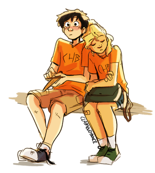 clambuoyance: [PJO] I’m having PJO nostalgia so here’s some old art!! the first one is f