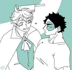 nekokat42:  OIkAWA LOOKS SO HAPPY 