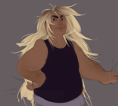 deadwooddross: Human Amethyst…..scrappy little genderfluid babe