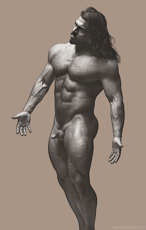 manlybeautyuniverse:  Jared    by Yoga Bear Studio