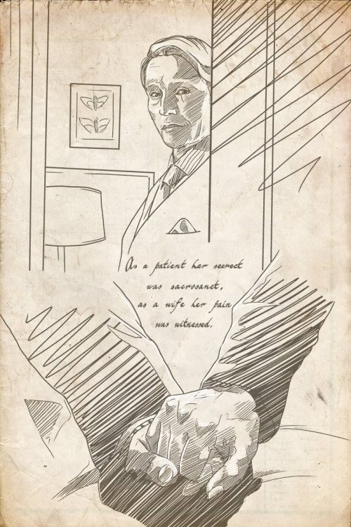 Hannibal’s Sketchbook p.41Read From The BeginningPage 40 - Page 41 - Page 42*Note: Due to Tumblr’s r