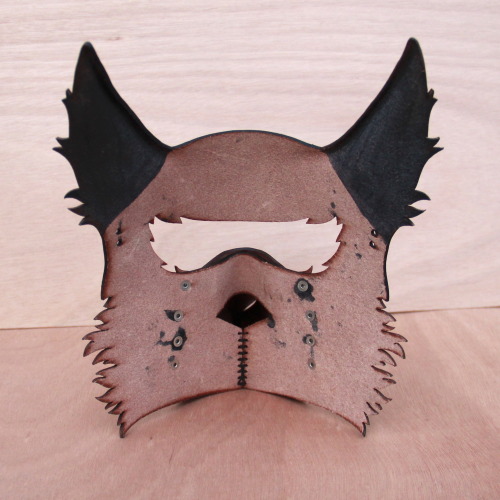 This Leather Wolf Mask Can Be Worn With Glasses! Also, Of The Canine Masks Ive Made, This Is The One