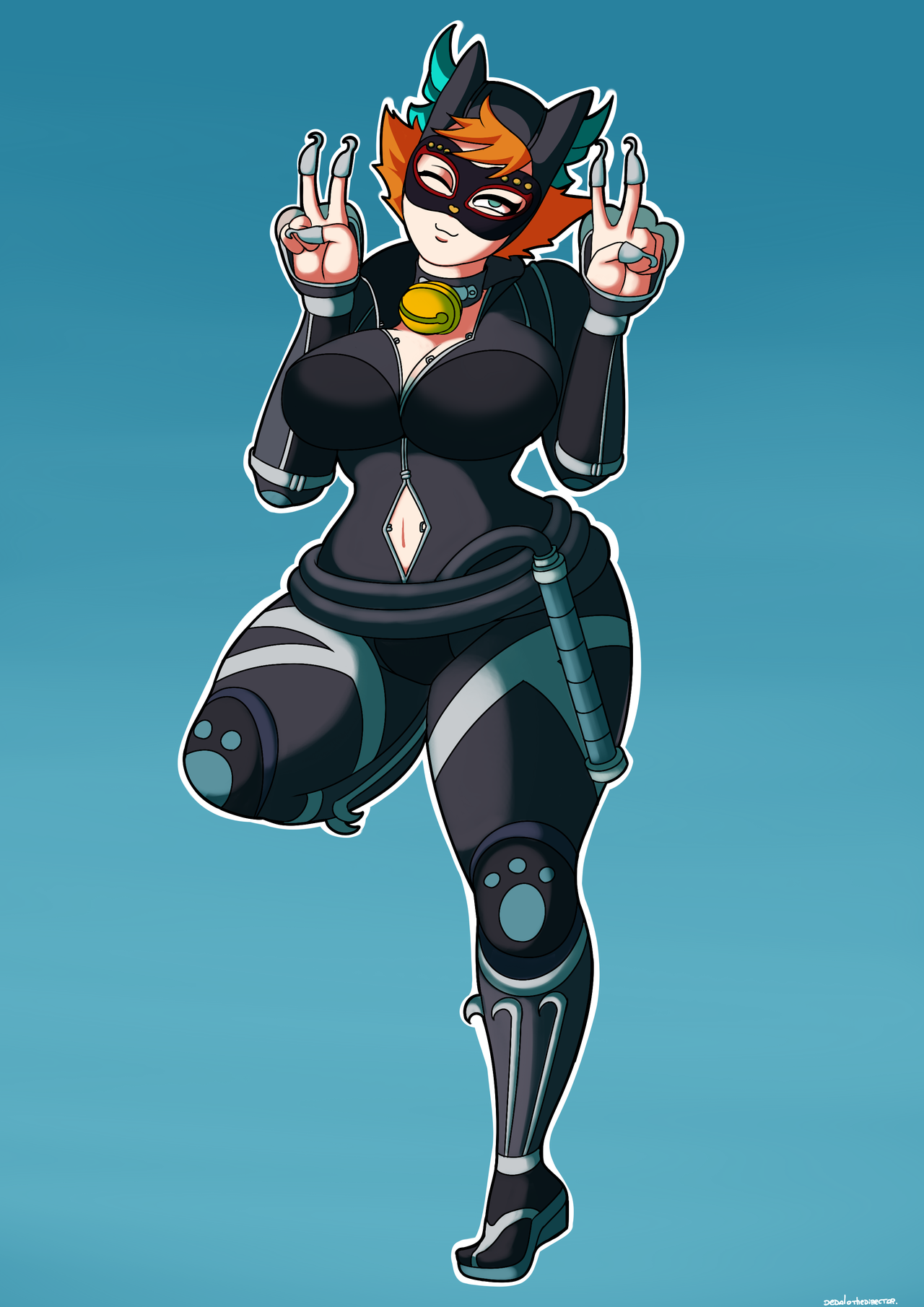 Commission: Catwoman from Batman ninja. This one was really fun to draw, she is such