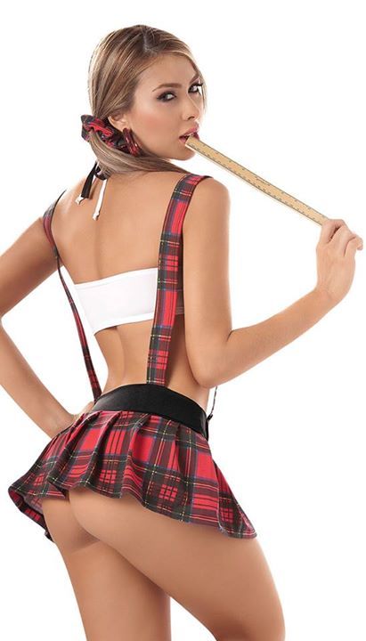 Hot women in sexy schoolgirl costumes