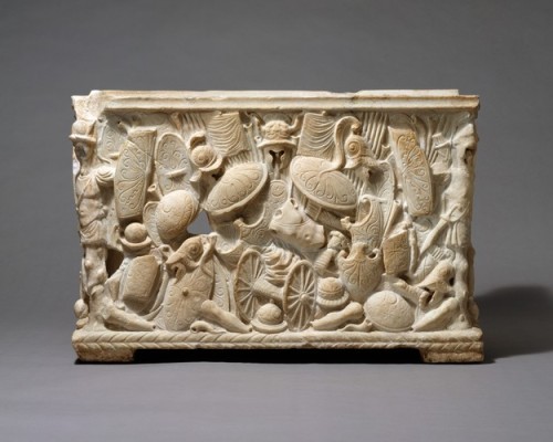 met-greekroman-art:Marble cinerary urn, Metropolitan Museum of Art: Greek and Roman ArtPurchase, Phi
