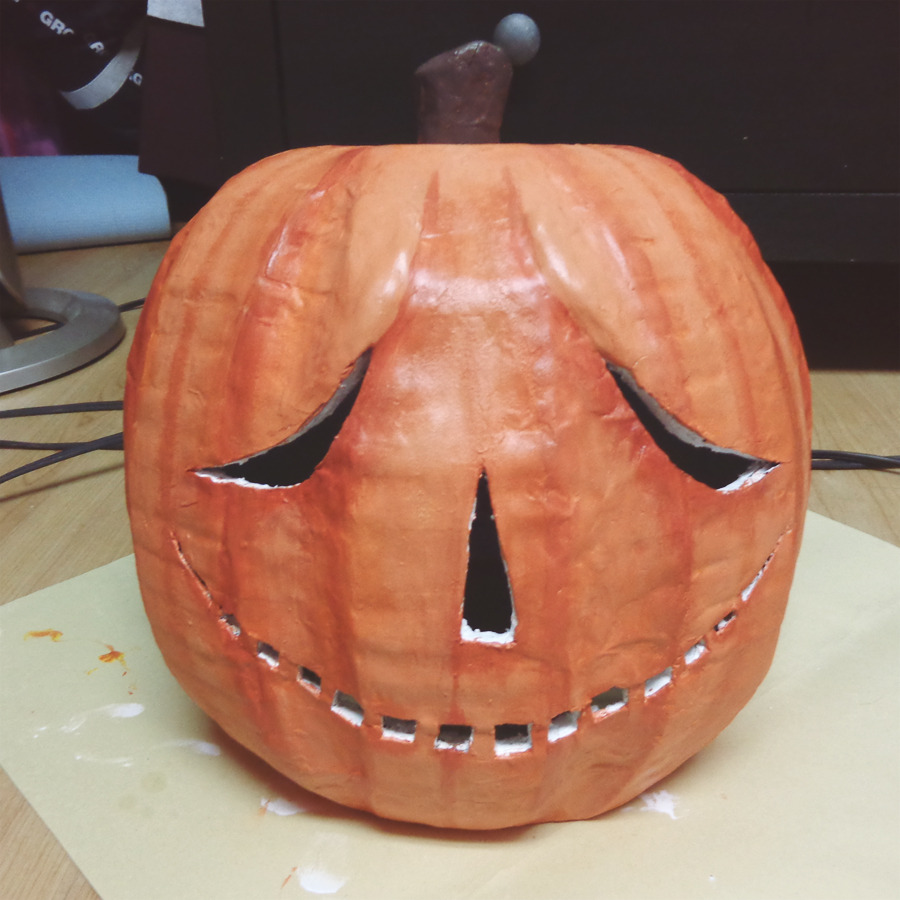 How to make a pumpkin head