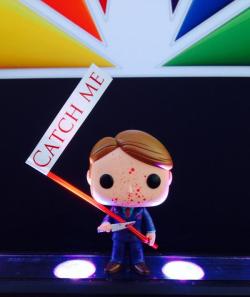 nbchannibal:  Tiny Hannibal has released the first part of his code, “Catch me.” Follow him along with the #EatTheCon hashtag throughout Comic-Con for the final pieces of the code for a chance to win one of the Hannibal POP! Vinyl dolls you see above.