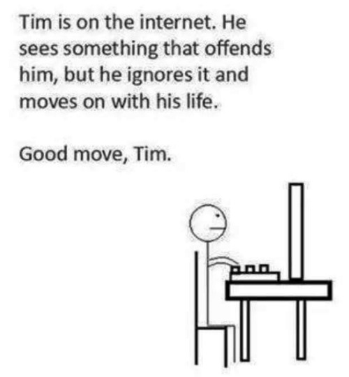 lolfactory:   Be like Tim if you can  ➨ funny blog [via imgur] 