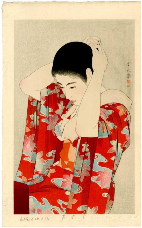 wonderlartcafe:Torii Kotondo (1900~1976), Autumn Leaves