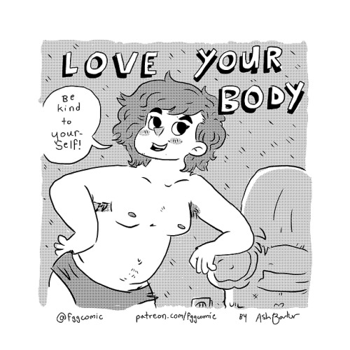 fakegamergirlcomics:Some body positivity for the day! &lt;3 &lt;3 &lt;3