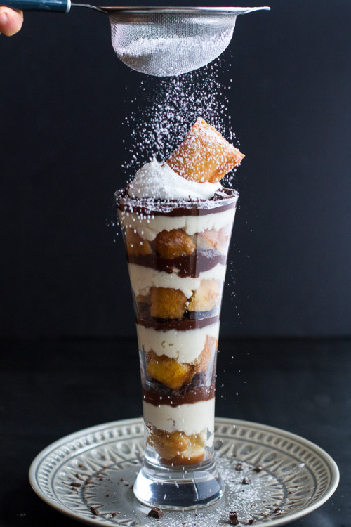 Beignets Tiramisu with Chocolate Ganache