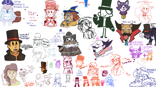And Here We Have The Finished Professor Layton Magma Canvas! A Collaborative Effort Between Many Different