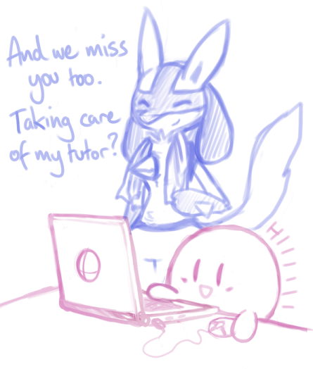 neoscorner:  obaketchi:  life on the smash subs bench is hard  THIS IS THE CUTEST