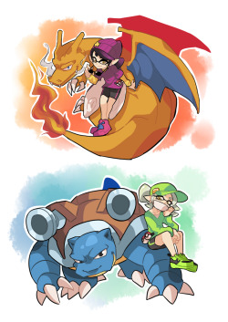 gomigomipomi:  More Squid Sisters X Pokemon