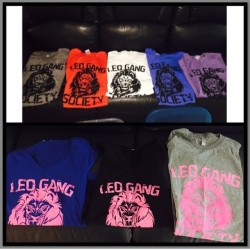 allaboutleos:  Leo Gang Society tshirts on