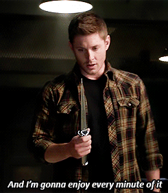 justjensenanddean:  Dean Winchester (a.k.a The Badass) | 10x10 - “The Hunter Games” 