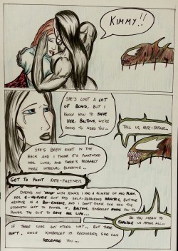 Kate Five vs Symbiote comic Page 106  Very