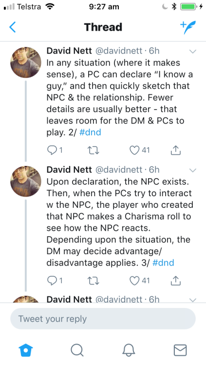 probablyottrpgideas:Just saw this on Twitter. An awesome idea for players who are stuck and for DMs 