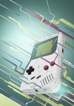 dotcore:  Game Boy.by Charlie Astrella. 