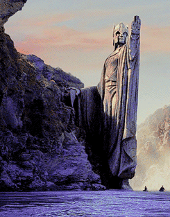 bagginshield:  The Argonath! Long have I desired to look upon the kings of old. My