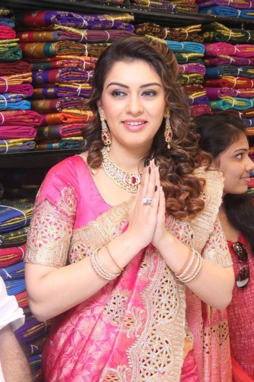 hansika at saravana stores opening - velachery