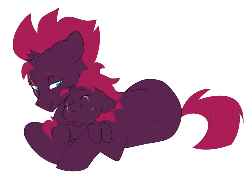  Anonymous commission of Tempest comforting her younger self 