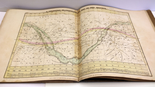 uispeccoll:Astronomy buffs rejoice! This beautiful celestial atlas is a supplementary text to T