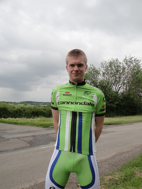 cyclinguy:  wetsuitlads:  First cycle in my Cannondale Pro Cycling Team gear Yep!