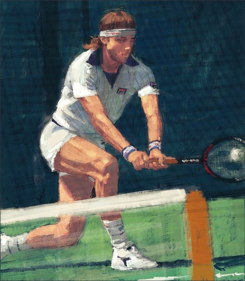 Another Bjorn Borg painting&hellip;