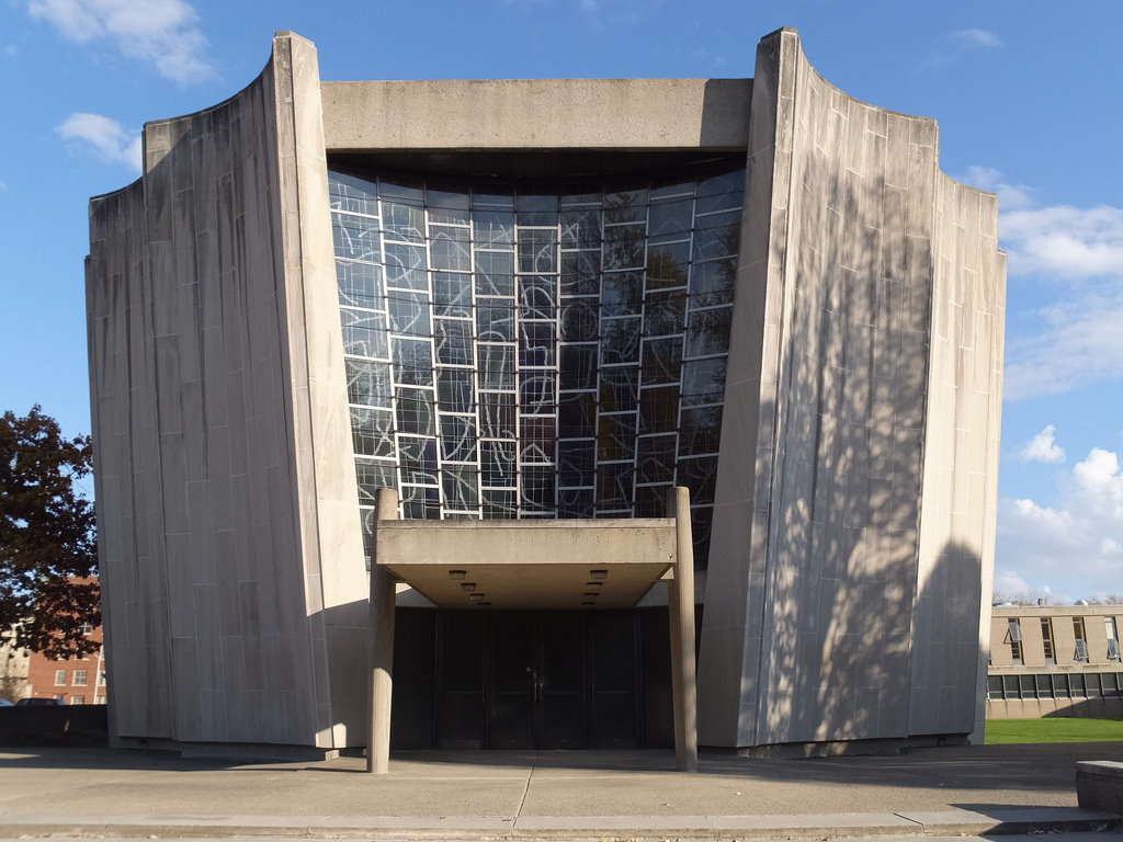 gødning synet At understrege German Post-War Modern — Temple Beth Zion (1967) in Buffalo, NY, USA, by...