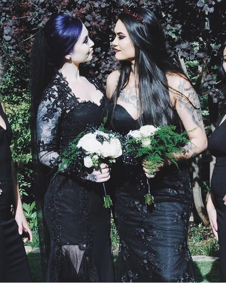 allmights-tiddies:  exoplanetary-virus:  Happy Pride Month, here’s a goth lesbian