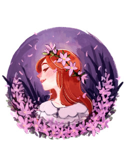 alexinatree:  Quick colour study before bed! Time to sleep, good night all.-Alex