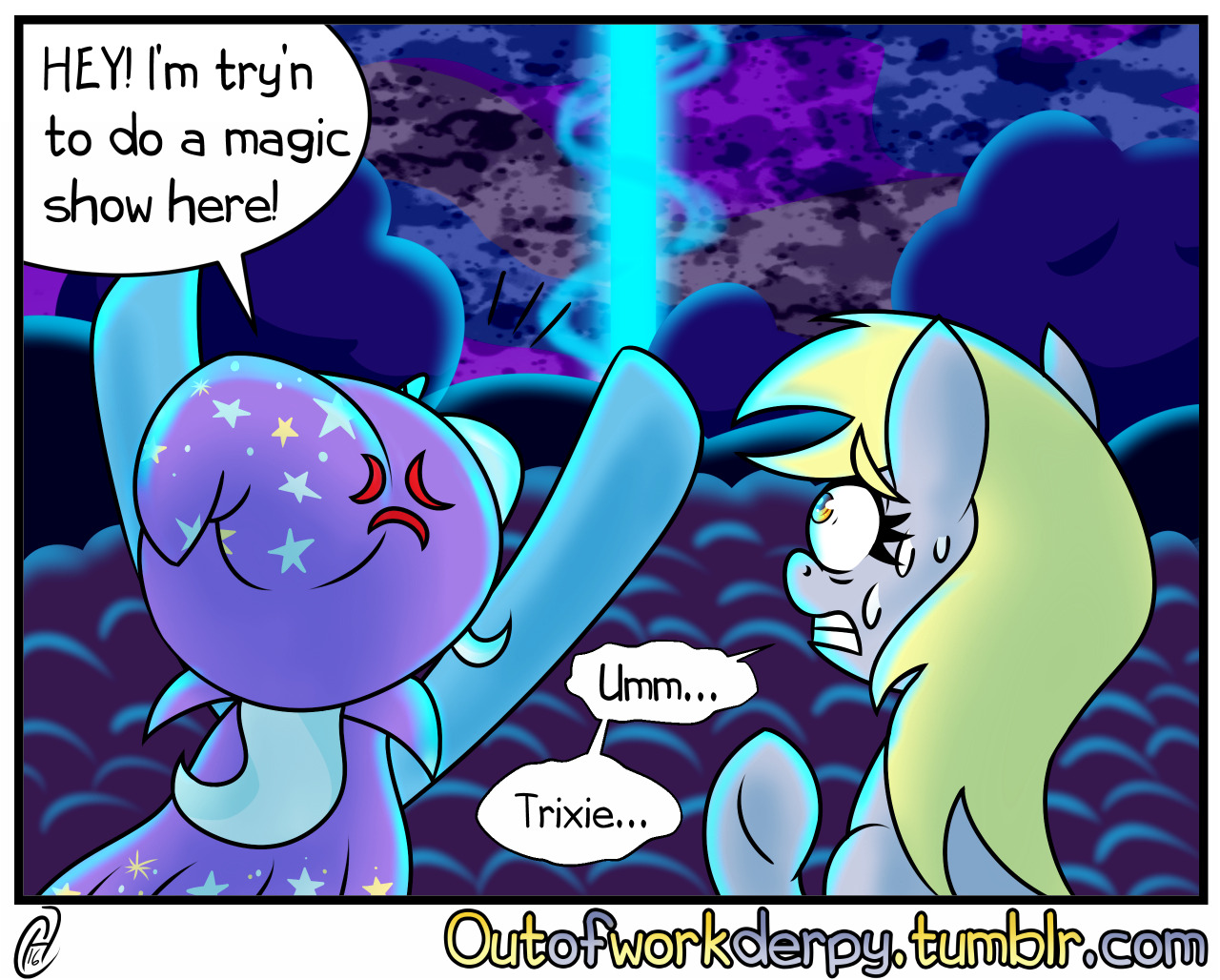 outofworkderpy:Shout out to @ask-king-sombra / @ask-wiggles!  Probably one of the