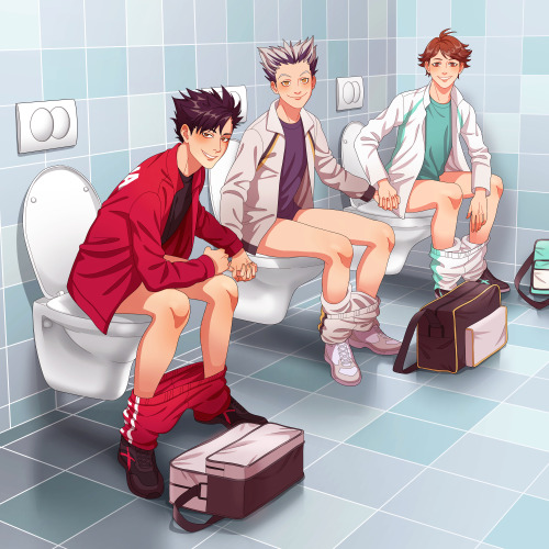 just every toilet in haikyuu