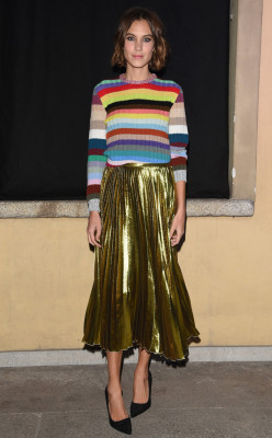 mrswoohoo:  Alexa Chung in Gucci 