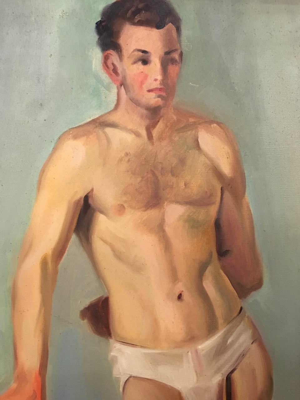 americanartfag:  Thrift store portrait.