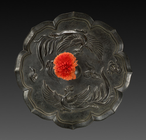 cma-japanese-art: Mirror, 794, Cleveland Museum of Art: Japanese Art Size: Diameter: 21 cm (8 &frac1