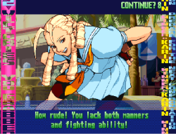 bison2winquote:- Karin Kanzuki, Street Fighter Alpha 3 (Capcom)
