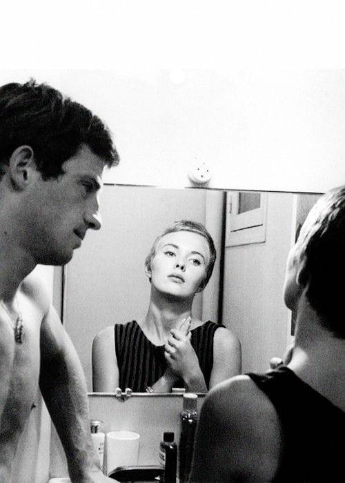 Jean Seberg &Amp;Amp; Jean-Paul Belmondohttps://Painted-Face.com/