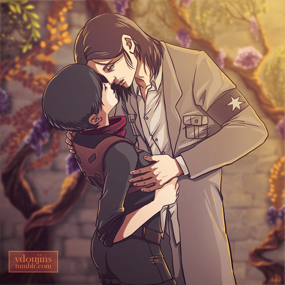 Reiku — vdoujins: My first ErenxMikasa fanart…because...